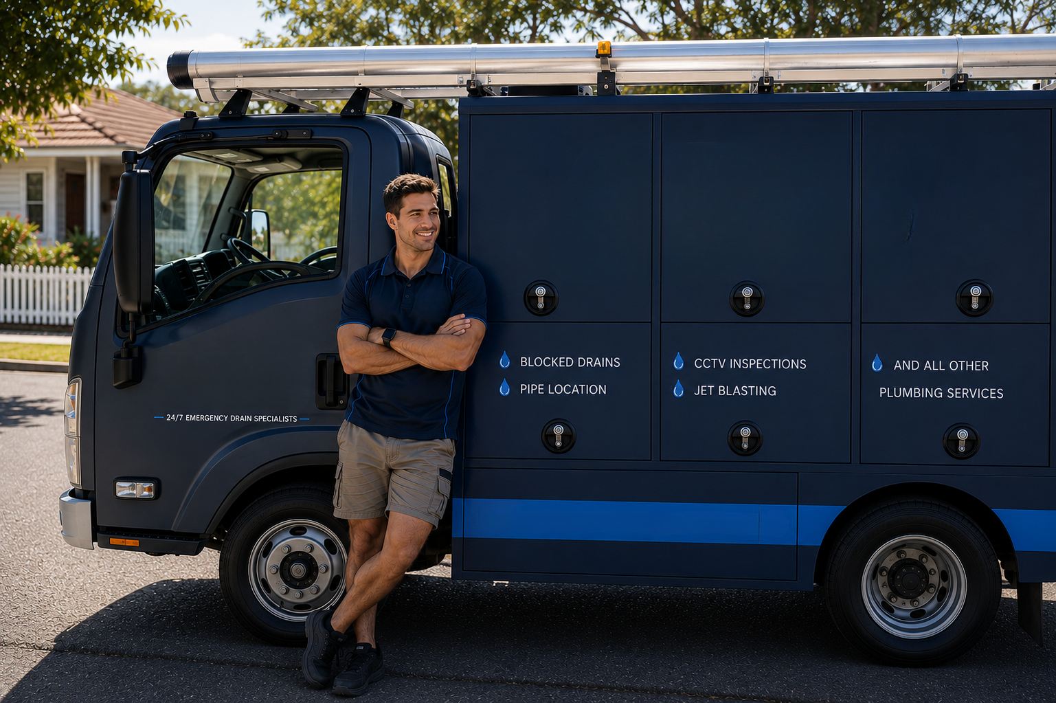 Plumber with Glebe Blocked Drains van