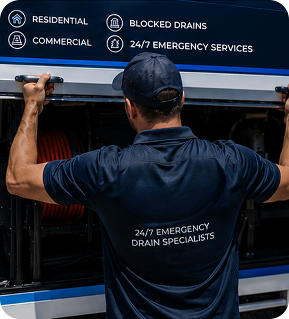 Licensed blocked drain plumber servicing a Glebe home